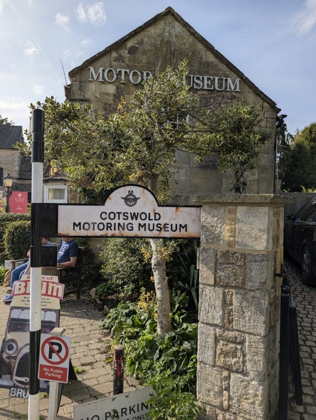 Vintage car at Cotswold Motoring Museum