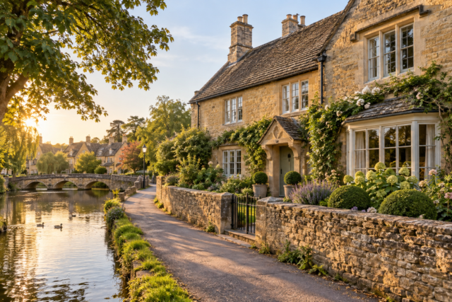 Cotswold guesthouse by the River Windrush in Bourton-on-the-Water