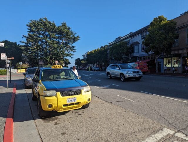 A street in Sausalito