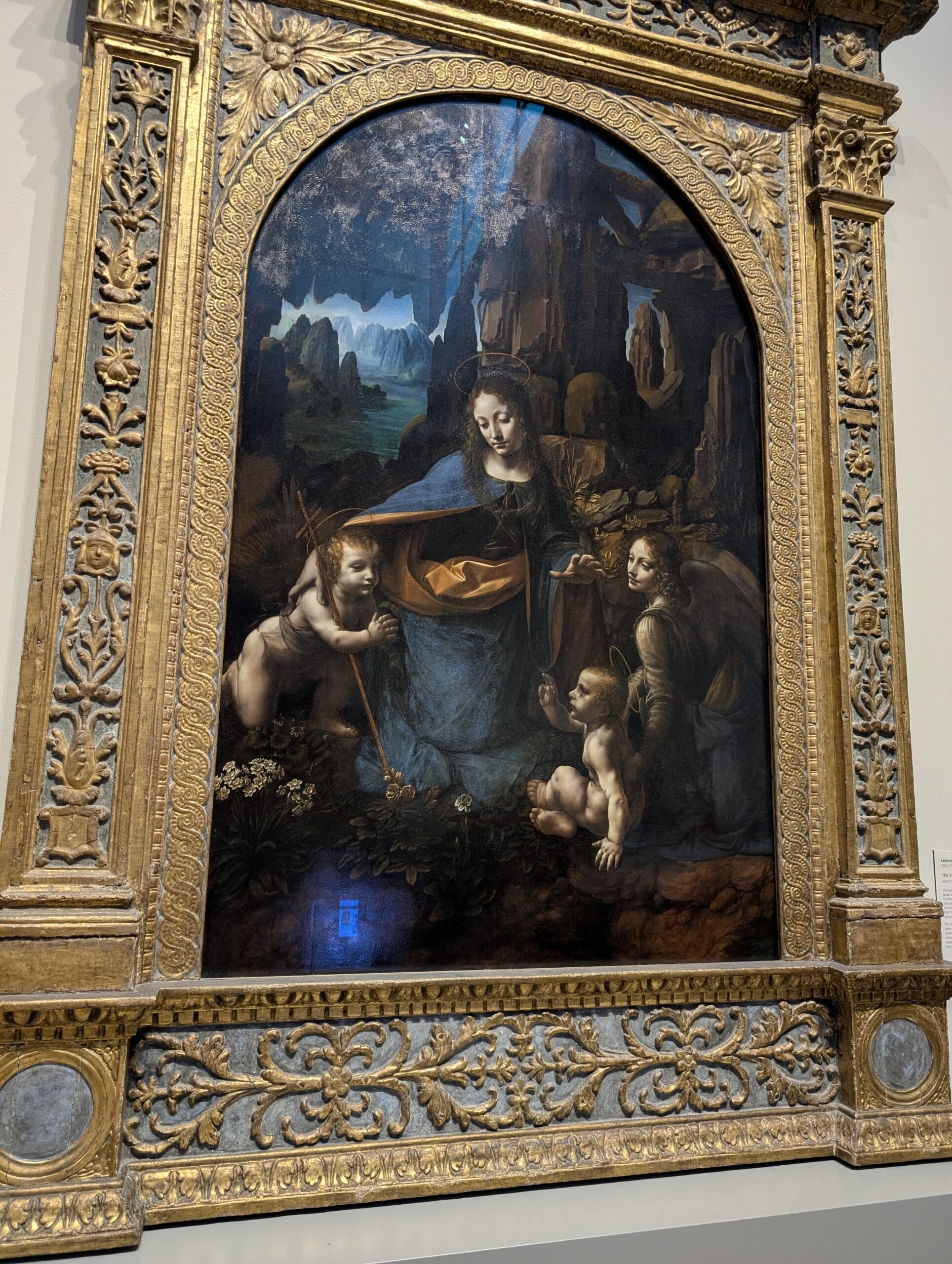 The Virgin of the Rocks by Leonardo da Vinci at the National Gallery