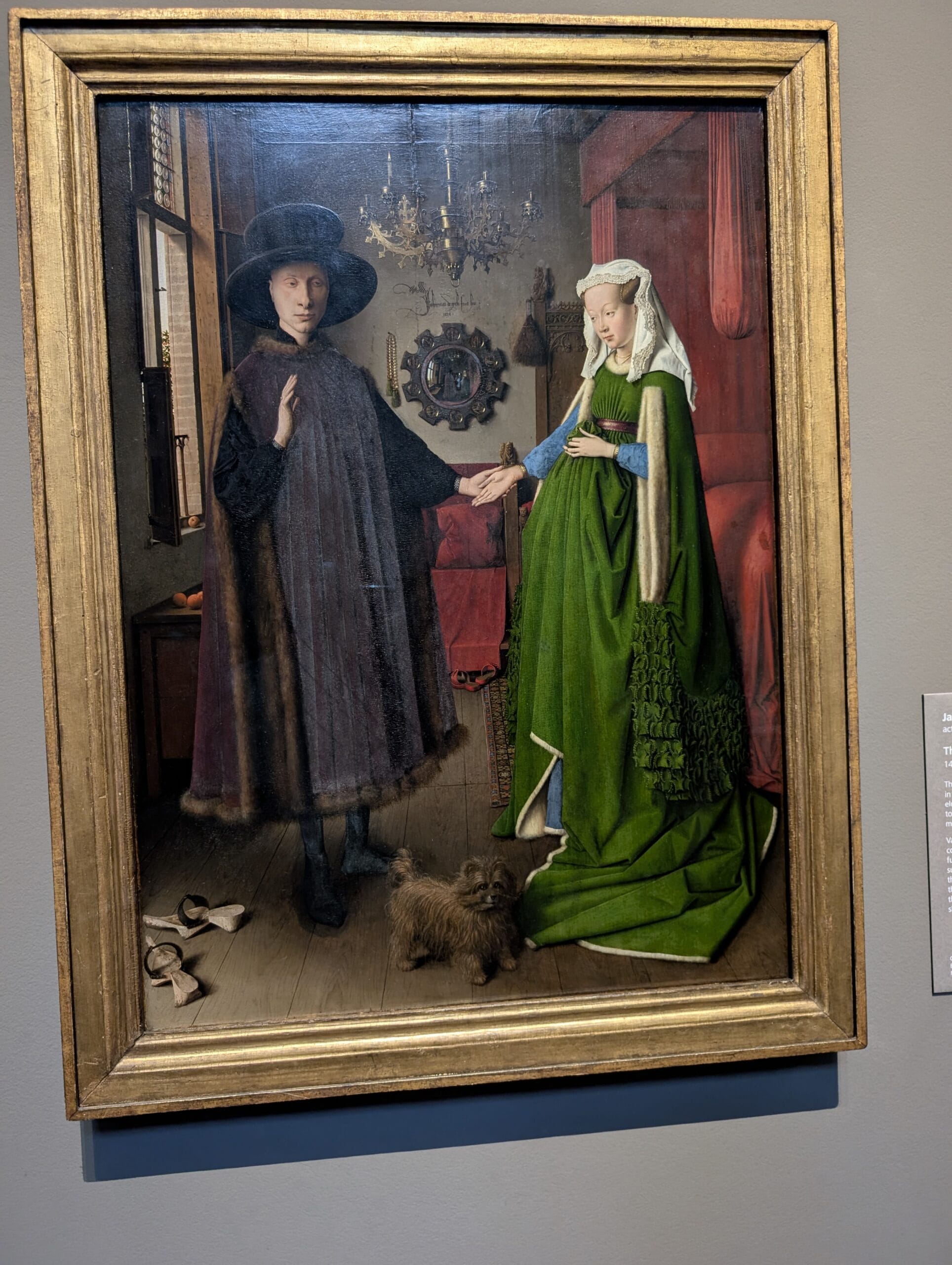 The Arnolfini Portrait by Jan van Eyck at the National Gallery