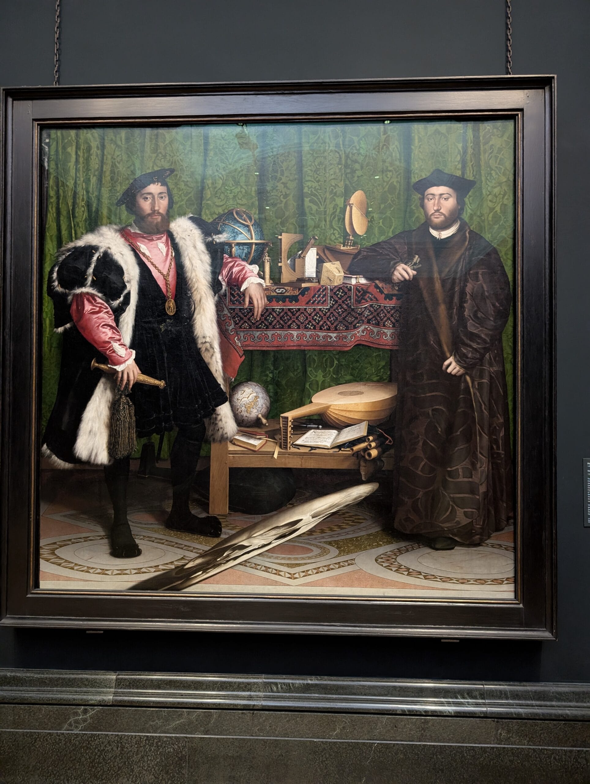 The Ambassadors by Hans Holbein the Younger at the National Gallery