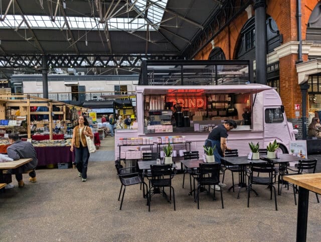 Spitalfields Market in East London