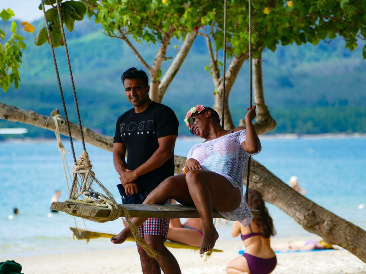 A Swing on Lava Island